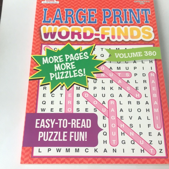Easter Large print word finds puzzle books of two - Picture 3 of 4